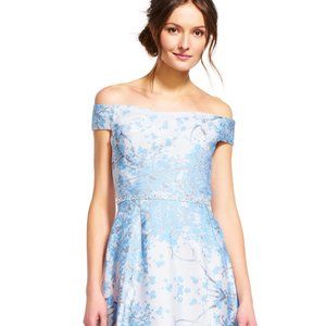 stunning Adrianna Papell off the shoulder dress